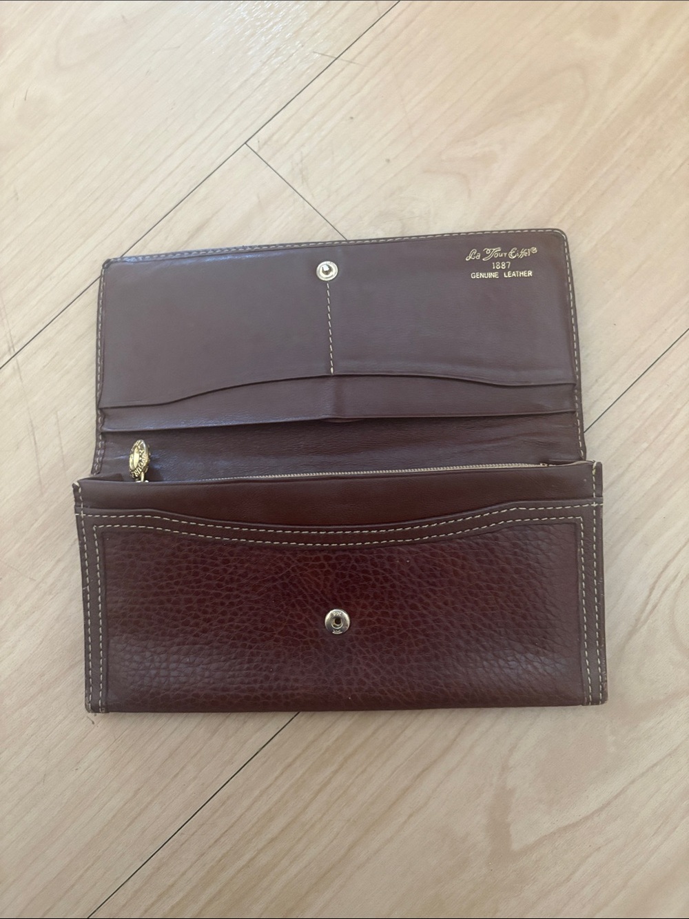 Genuine Leather Brown Men's Wallet
